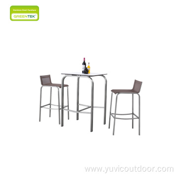 Teslin Bar Chair With Bar Table Furniture Se